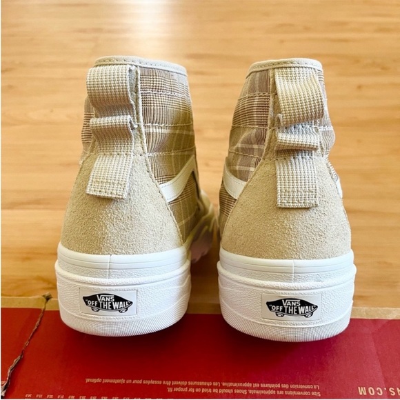 Vans Women Sherpa Suede Sentry SK8-Hi Plain French Oak Size 9.5 US - Picture 9 of 11